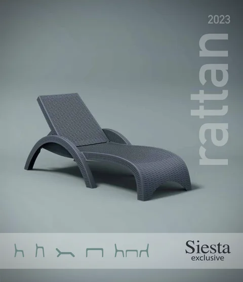 Naslovnica kataloga — siesta rattan 2023